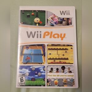 Nintendo Wii Play Game - White